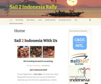 Sail2Indonesia.com(Sail Indonesia with the Sail 2 Indonesia Rally) Screenshot