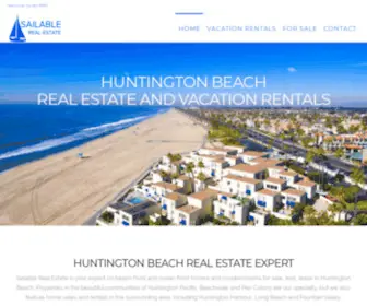 Sailable.com(Huntington Beach Pacific Vacation Rentals Real Estate For Sale) Screenshot