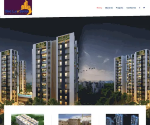 Sailakshyadevelopers.com(Sailakshya Developers) Screenshot