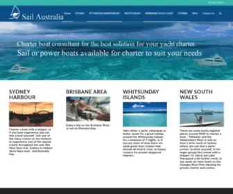 Sailaustralia.com.au(Expert consultant for charter boats in Sydney) Screenshot