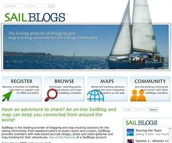 Sailblogs.com(Sailing Blog Hosting & Social Network) Screenshot