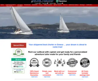 Sailboatchartergreece.com(Your tailor made skippered boat charter in Greece will be exactly what you’d hope it would be) Screenshot