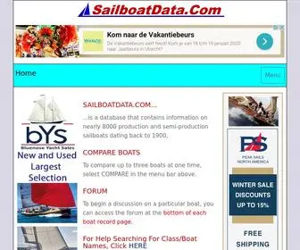 Sailboatdata.com(The worlds largest sailboat database) Screenshot