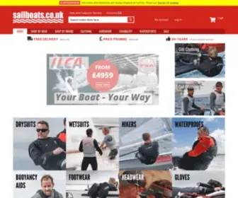 Sailboats.co.uk(Home Sailing Equipment) Screenshot
