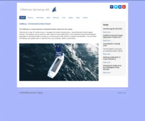 Sailbuoy.no(Offshore Sensing) Screenshot