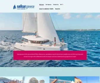 Sailcatgreece.com(The Specialists In Yacht Chartering) Screenshot