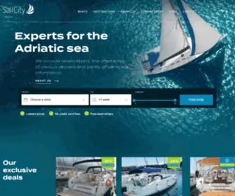 Sailcity.com(Yachting in Croatia) Screenshot