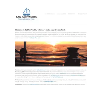 Sailfaryachts.com(Bluewater cruising and voyaging sailboats for sale. Whether your interest) Screenshot