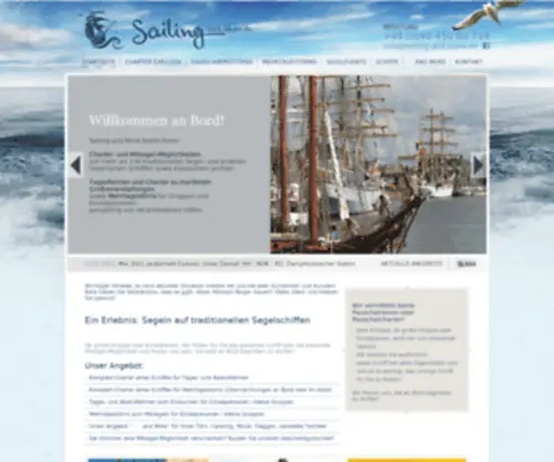 Sailing-AND-More.de(Startseite Sailing and More) Screenshot