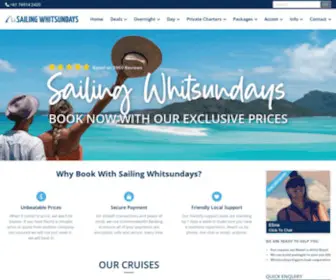 Sailing-Whitsundays.com(Sailing Whitsundays) Screenshot