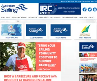 Sailing.org.au(Australian Sailing) Screenshot