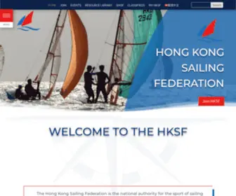 Sailing.org.hk(HKSF's mission) Screenshot