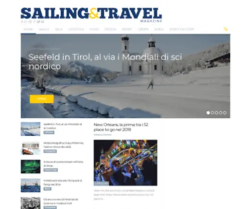 Sailingandtravel.it(Sailing & Travel Magazine) Screenshot