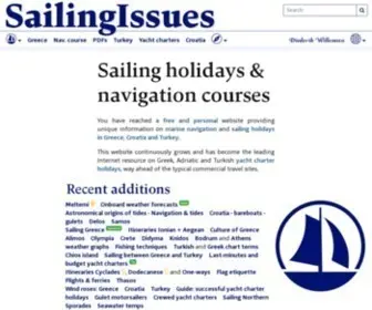 Sailingissues.com(Navigation courses) Screenshot