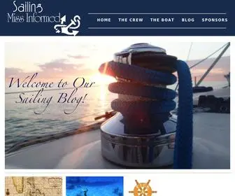 Sailingmissinformed.com(Sailing Miss Informed) Screenshot