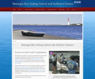 Sailingnj.com(Barnegat Bay Sailing Charters) Screenshot