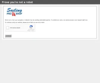 Sailingproshop.com(Sailing Pro Shop) Screenshot