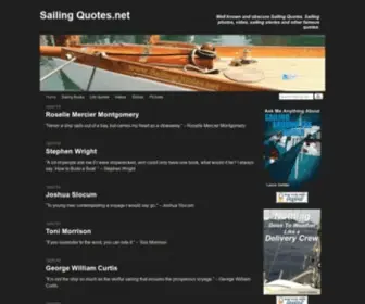 Sailingquotes.net(Sailing Quotes) Screenshot