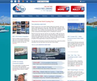 Sailingrallies.com(World Cruising Club Welcome to World Cruising Club) Screenshot