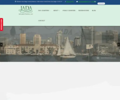 Sailjada.com(Sail JADA) Screenshot