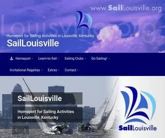 Saillouisville.org(Homeport for Sailing Activities in Louisville) Screenshot