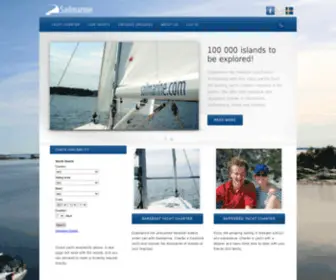 Sailmarine.com(Yacht charter in Sweden) Screenshot