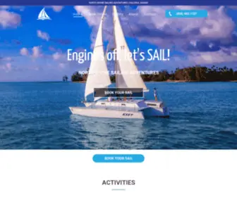 Sailnorthshore.com(Sail the North Shore) Screenshot