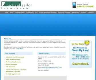 Sailorinsurance.com(Michael Sailor Insurance) Screenshot