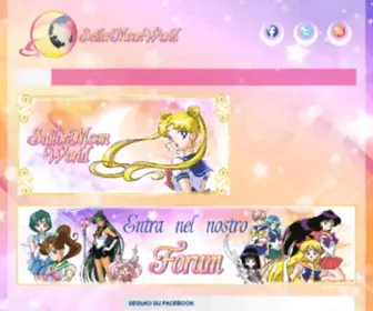 Sailormoonworld.it(Sailor Moon World) Screenshot