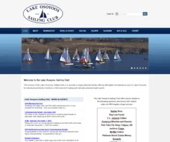 Sailosoyoos.ca(Lake Osoyoos Sailing Club) Screenshot