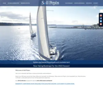 Sailpepin.com(Sail Pepin) Screenshot