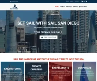 Sailsandiego.com(Sail San Diego Sailing) Screenshot