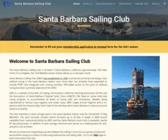 Sailsbsc.org(Santa Barbara Sailing Club) Screenshot