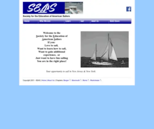 Sailseas.com(SEAS Home) Screenshot