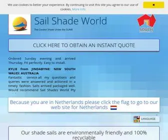 SailshadeWorld.us(SAIL SHADE WORLD CUSTOM AND READY MADE SHADE SAIL MANUFACTURER SUPPLYING UNITED STATES) Screenshot