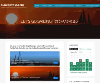 Sailsuncoast.com(Treasure Island) Screenshot