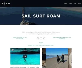 Sailsurfroam.com(Sail Surf ROAM) Screenshot