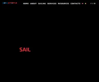 Sailutopia.com(Learn to Sail holidays) Screenshot