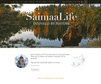 Saimaalife.com(Lifestyle Blog from Finland) Screenshot