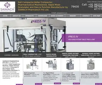 Saimach.com(Roll Compactor Machine India) Screenshot