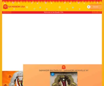 Saimandirusa.org(Sai Mandir USA) Screenshot