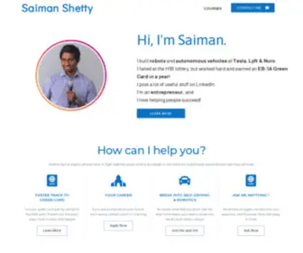 Saimanshetty.com(My Personal Blog) Screenshot