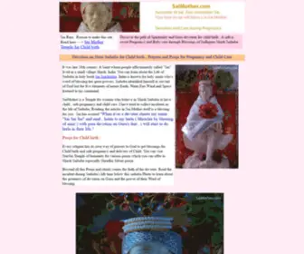 Saimother.com(Shirdi Saibaba Child birth Getting pregnant Pregnancy india) Screenshot