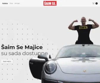 Saimse.com(ŠAIM SE) Screenshot