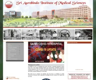 Saimsonline.com(Medical College) Screenshot