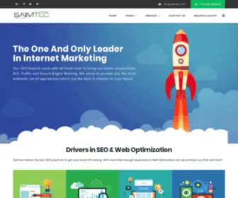 Saimtec.com(Leading From Front In Digital Marketing) Screenshot