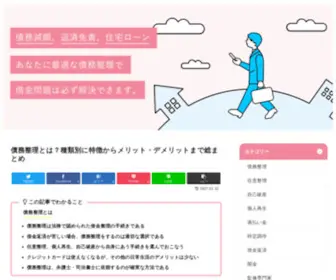 Saimusos.net(債務整理とは？種類別に特徴からメリット) Screenshot