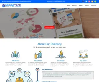 Sainaatech.com(Sainaatech IT Solutions) Screenshot