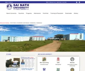 Sainathuniversity.com(Sai Nath University) Screenshot