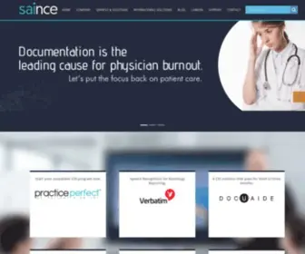 Saince.com(Cost Effective Medical Transcription) Screenshot